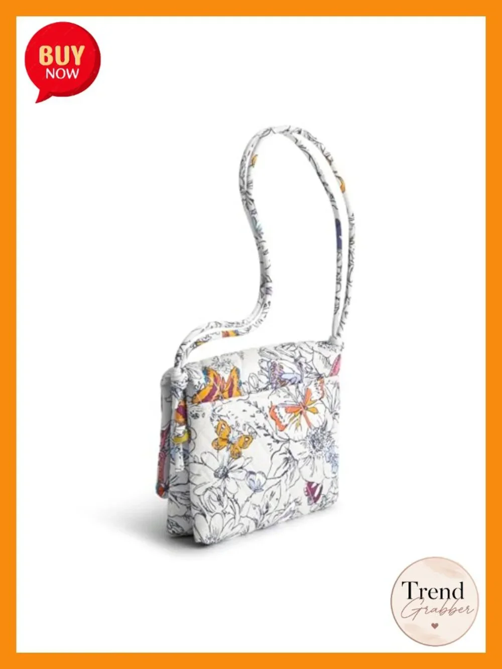 Premium Cotton Quilted Baird Hipster Crossbody Bag with Adjustable Strap